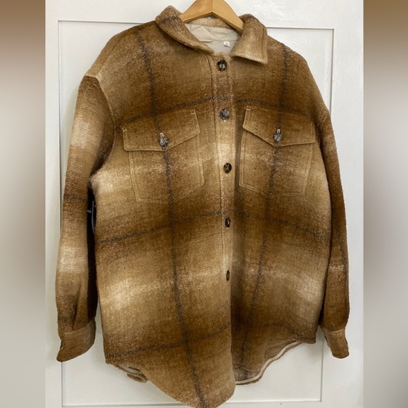 New Wilfred Free The Ganna Shirt Jacket Size XL COLOUR Elaine WLDWD BROWN⭐️⭐️⭐️ - Picture 3 of 17